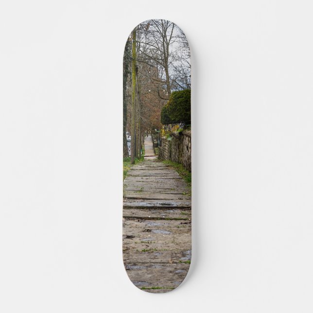 Ojämn stig skateboard bräda 21,5 cm (Framsida)