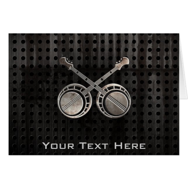 Ojämna Dueling Banjos Hälsningskort (Framsidan Horizontal)