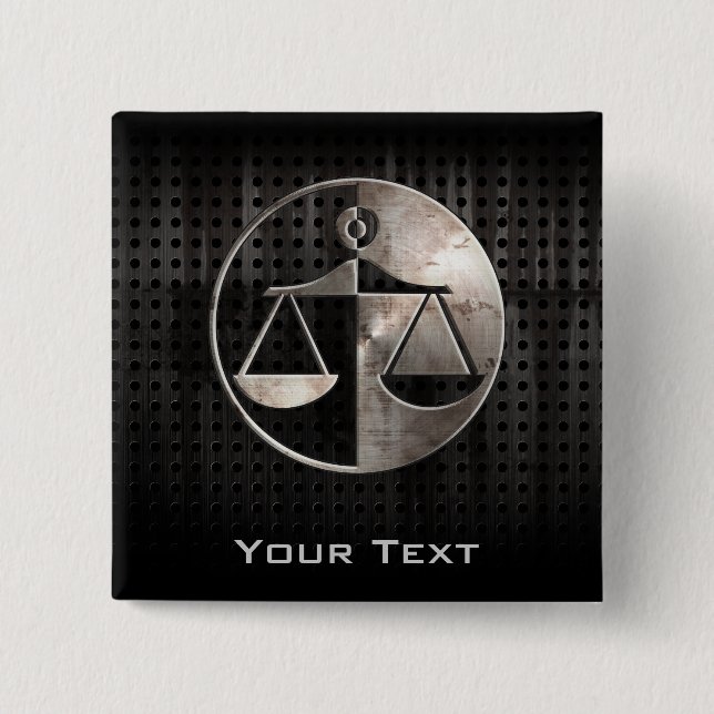 Ojämna rättvisafjäll knapp (Framsida)