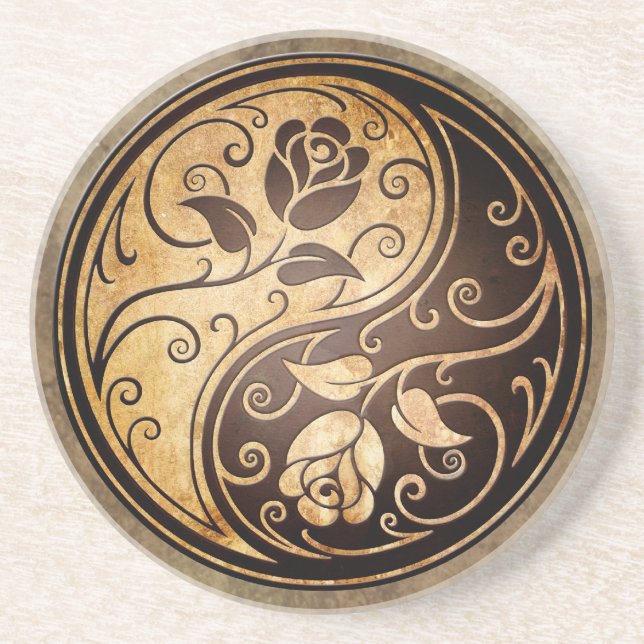 Ojämna Yin Yang ro Underlägg (Framsidan)
