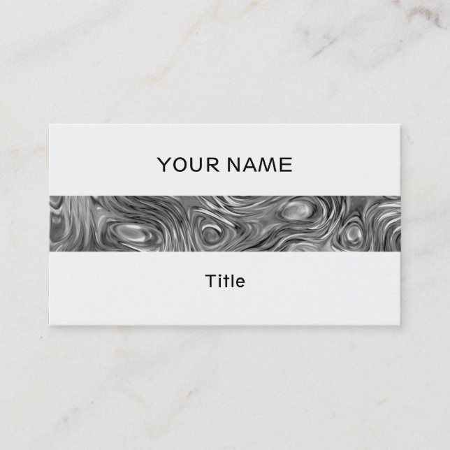 Ojämnt utskrivet affärskort rand vit bak visitkort (Framsida)