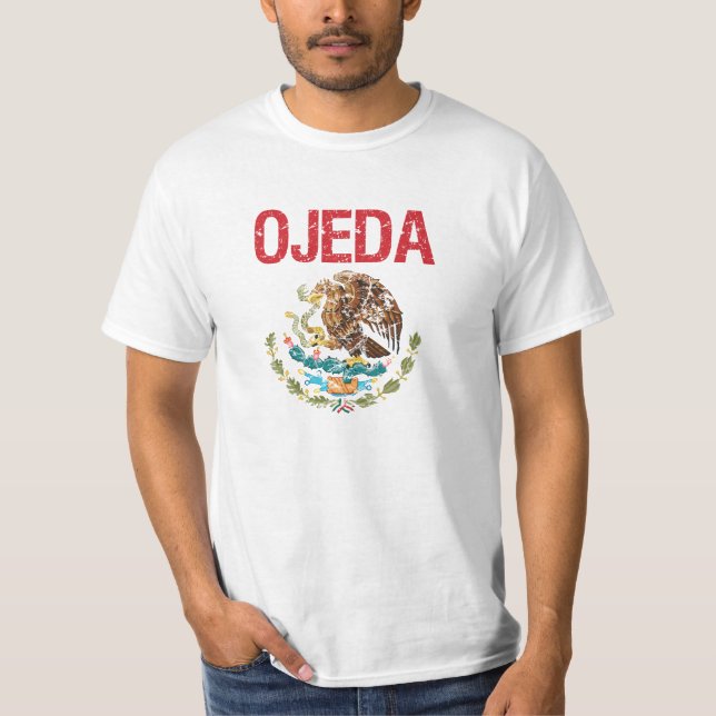 Ojeda efternamn tee shirt (Framsida)