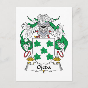Ojeda Family Crest Vykort