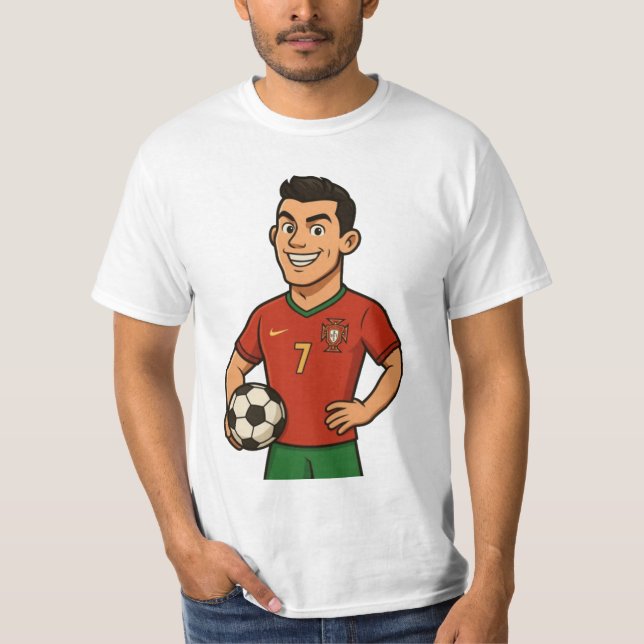 Ojfit gjord för ronaldo fläkt t shirt (Framsida)