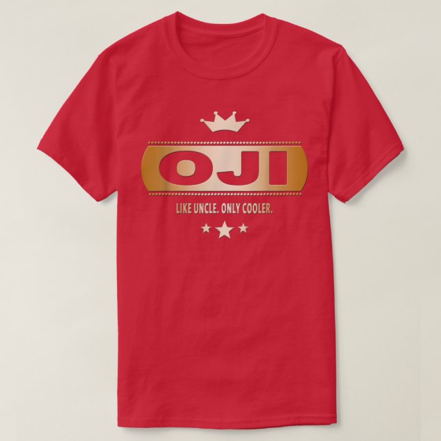 Oji som farbror Only Cooler Tee på japanska (Design framsida)