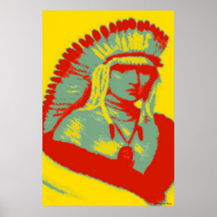 Ojibwa-utskrift Poster