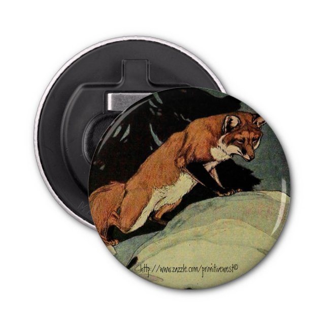 ’Ojibwa-waagosh’ Flasköppnare (Framsidan)