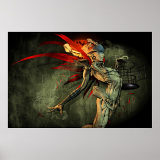 Ojibwe Asabikeshiinh Poster