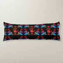Ojibwe Blommigt Motif MMIW Black