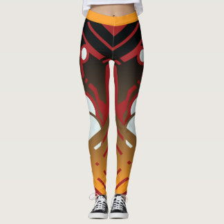 Ojibwe Doodem damasker (nollan) Leggings