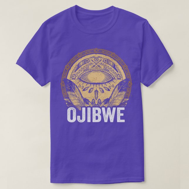 Ojibwe Infödd T Shirt (Design framsida)