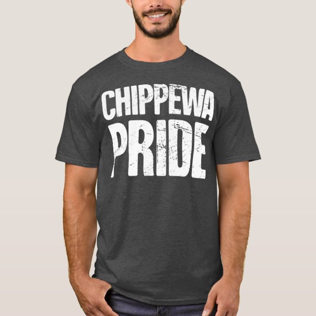 Ojibwe Pride Chippewa T Shirt (Framsida)