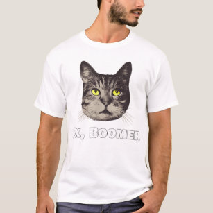 Ok Boomer Cat Shirt Millennial Cat Gift Oka T Shirt