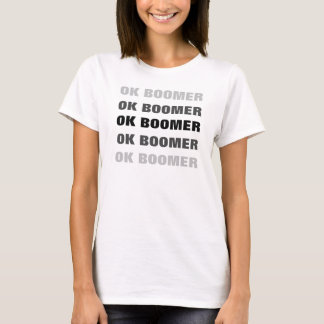 OK BOOMER-design upprepad T Shirt