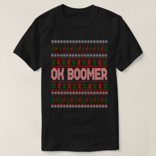 Ok Boomer Fulständig Jultröja Roligt Julpresent T Shirt