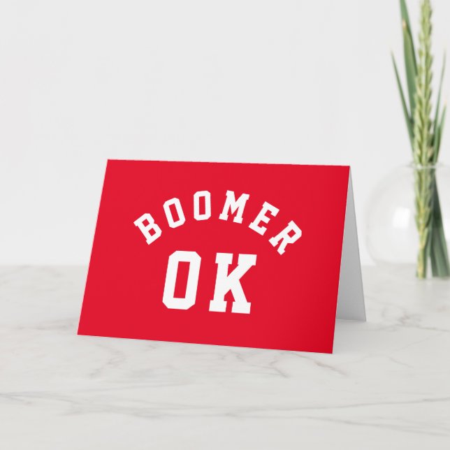 OK Boomer Kort (Framsida)