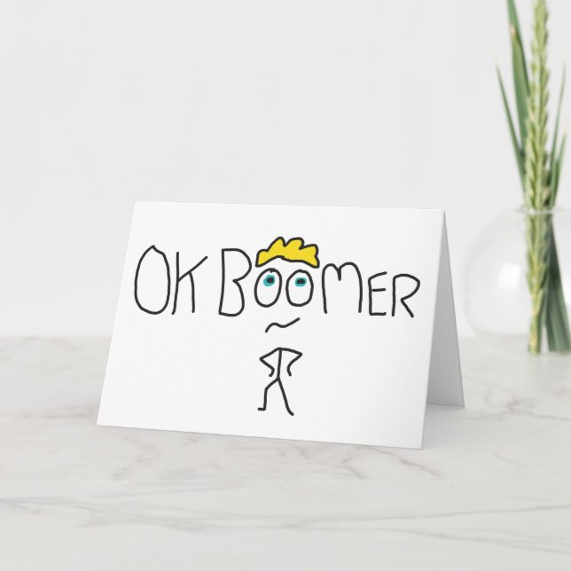 OK Boomer Kort (Framsida)