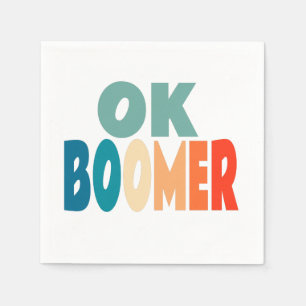 Ok Boomer Pappersservett