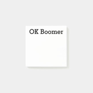 OK Boomer Post-it Block