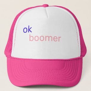 ok boomer roligt hatt meme keps