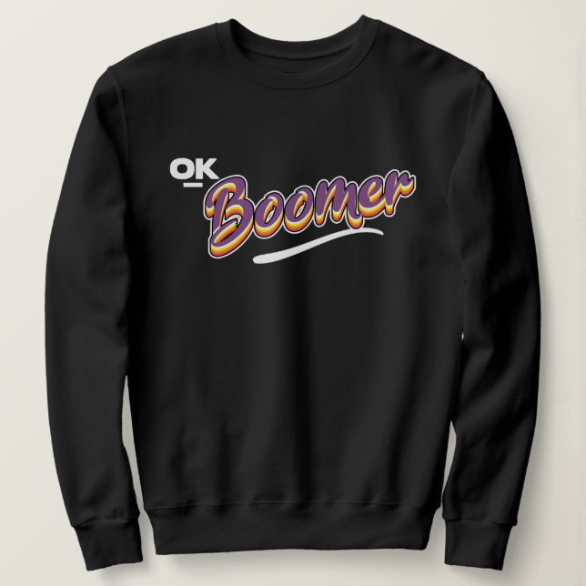 Ok boomer t shirt (Design framsida)