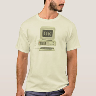 OK Dator: Retro Computer Skärm med 16-bitars tex T Shirt