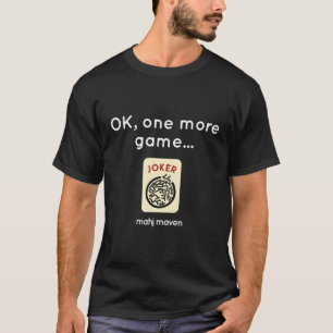 Ok, ett till spel Mahjong Mahj Jong T Shirt