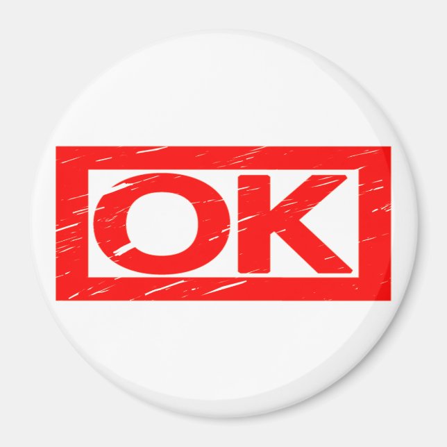 OK FRIMÄRKE MAGNET (Framsidan)