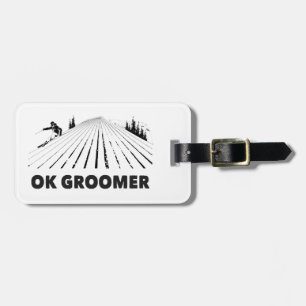 Ok Groomer Skidåkning Bagagebricka