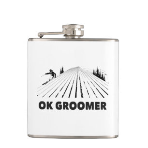 Ok Groomer Skiing Fickplunta