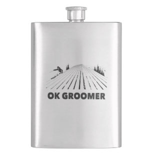 Ok Groomer Skiing Fickplunta