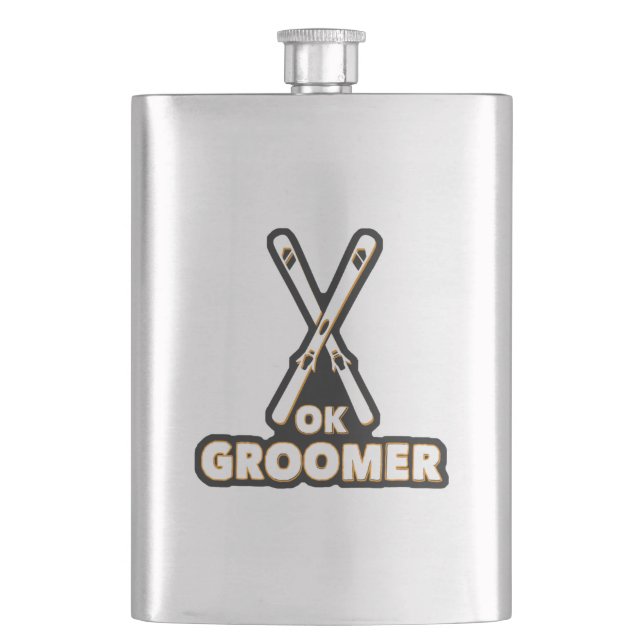 Ok Groomer Skis Fickplunta (Framsidan)