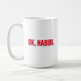 OK Habibi Rolig Arabisk Kärleksfullhet Kaffe Mugg