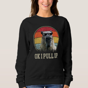 ok i dra upp PM Cute Capybara retro vintage sol T Shirt