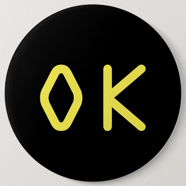 OK-tecken Knapp (Framsida)
