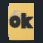 OK Vibes - enkelt och fetstilt" iPad Mini Skydd<br><div class="desc">Den här designen har den fetstilta "OK"-texten,  skapar ett påstående med enkelhet och stil. Perfekt för bära och tillbehör</div>