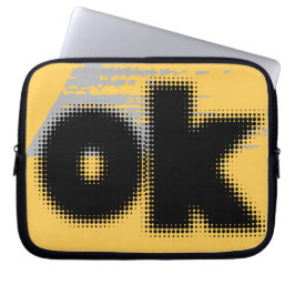 OK Vibes - enkelt och fetstilt" Laptop Fodral