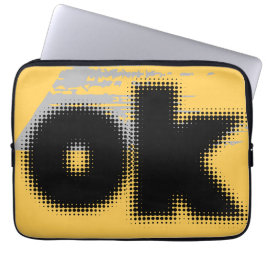 OK Vibes - enkelt och fetstilt" Laptop Fodral