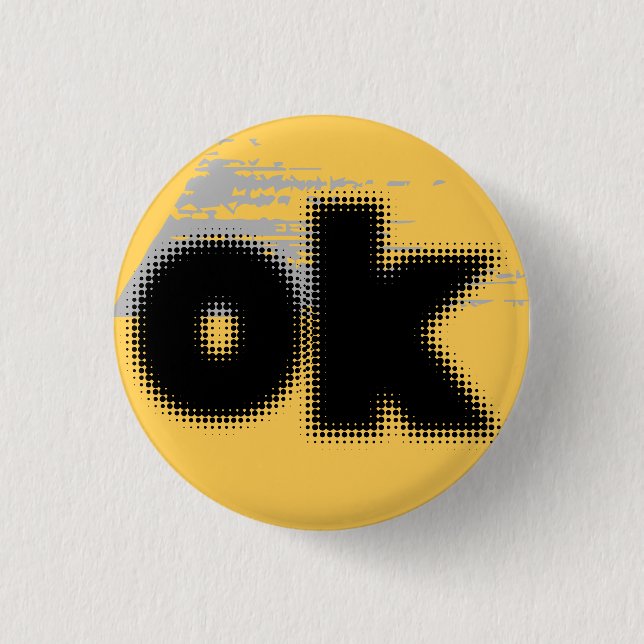 "OK Vibes - Simple & Bold" Knapp (Framsida)