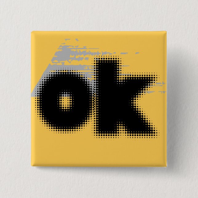 "OK Vibes - Simple & Bold" Knapp (Framsida)