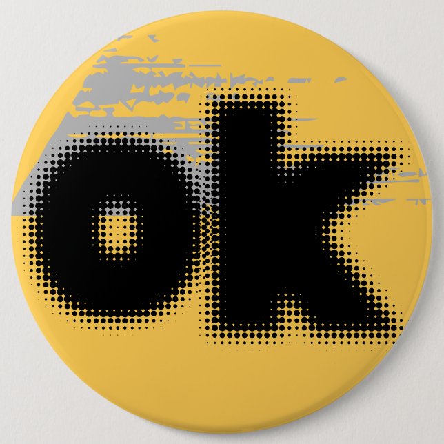 "OK Vibes - Simple & Bold" Knapp (Framsida)