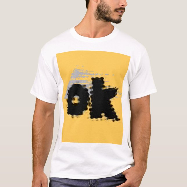 "OK vibes - simple & fold . T Shirt (Framsida)