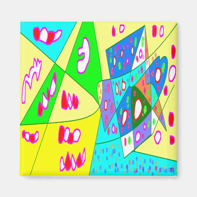 OK, vit konst (2) Magnet (Framsidan)