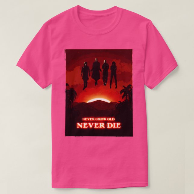 Öka aldrig gammal t shirt (Design framsida)