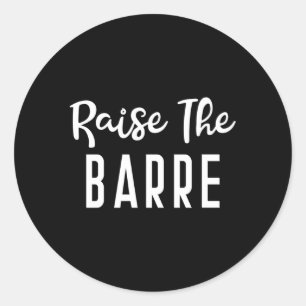 Öka barre Ballet Yoga S Fitness Gym Runt Klistermärke