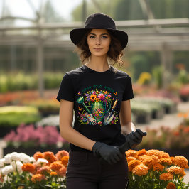 Öka Blommigten Garden Design T Shirt
