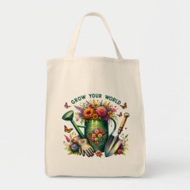 Öka Blommigten Garden Design Tygkasse