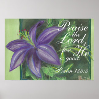 Öka blommigten Lord poster