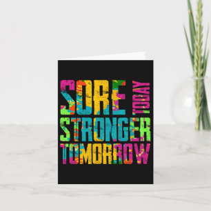 Öka dagens styrka i morgon Motiv Workout Kort