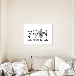 Öka den positiva tonen Fläktar inspirationsoffert Poster